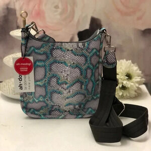 ! Nwt! Ah-Dorned vegan leather crossbody!